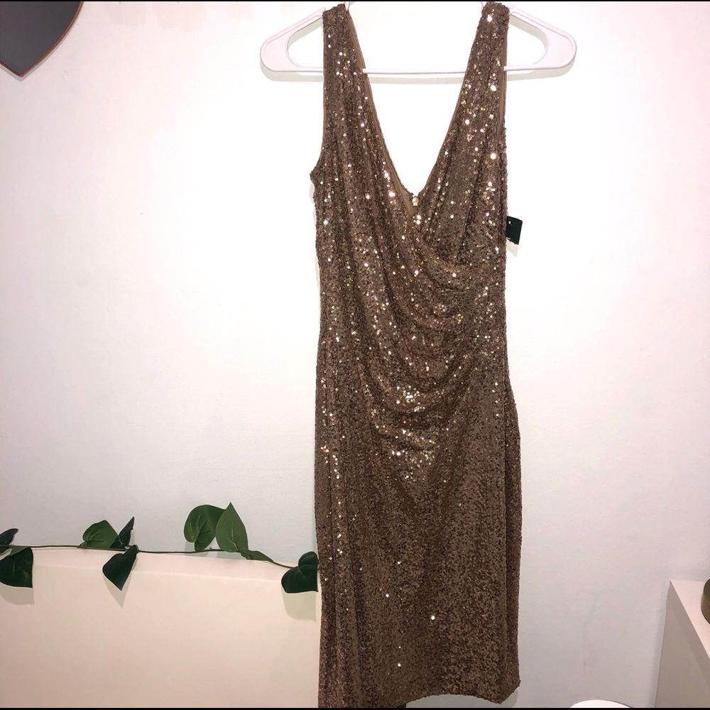 NWT Lauren Ralph Lauren Sequin Sleeveless Dress